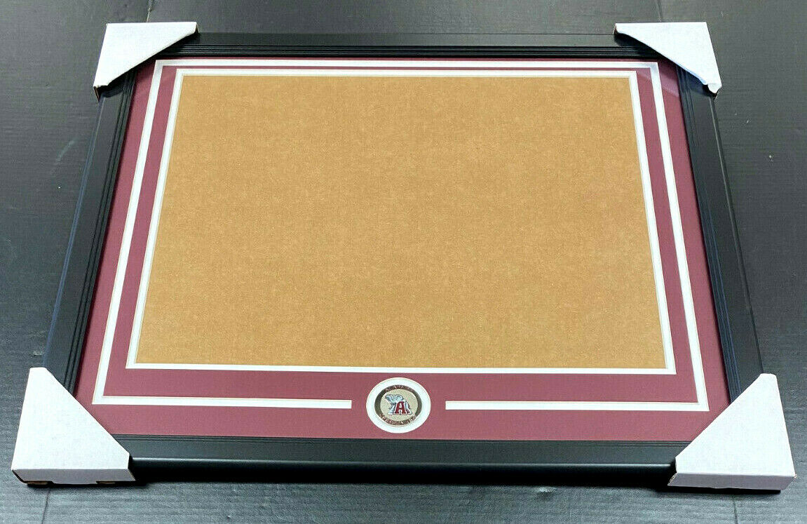 Alabama Crimson Tide Medallion Frame Kit 16x20 Photo Double Mat Horizontal