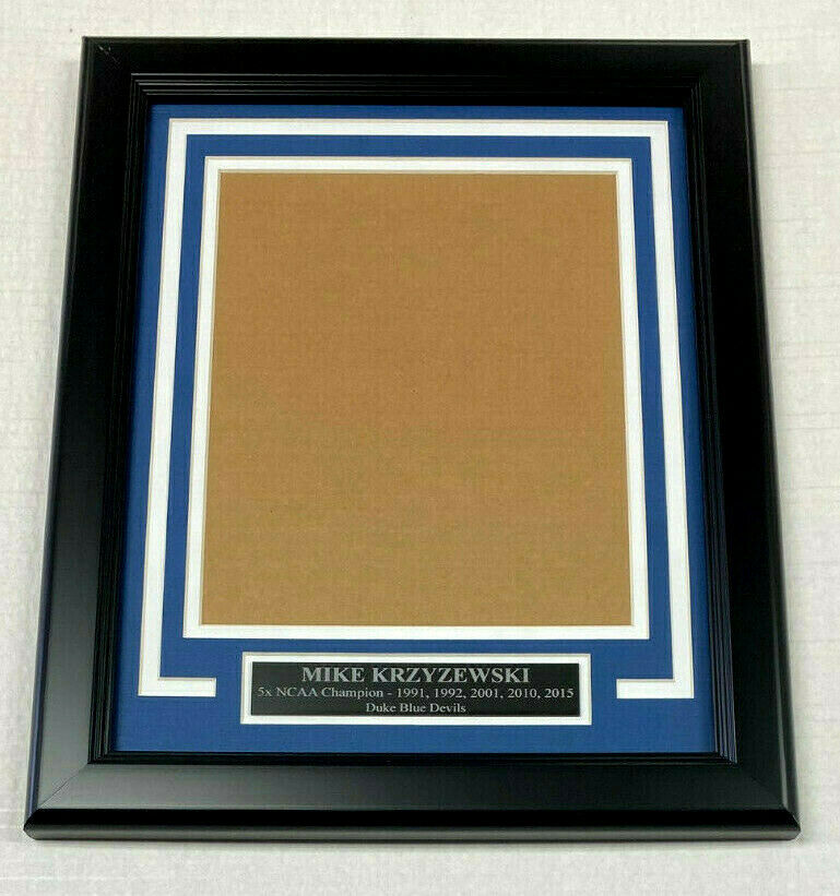 Coach K Mike Krzyzewski Duke Blue Devils Frame Kit for 8x10 Vertical Photo