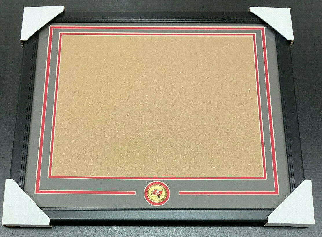Tampa Bay Buccaneers Medallion Frame Kit 16x20 Horizontal