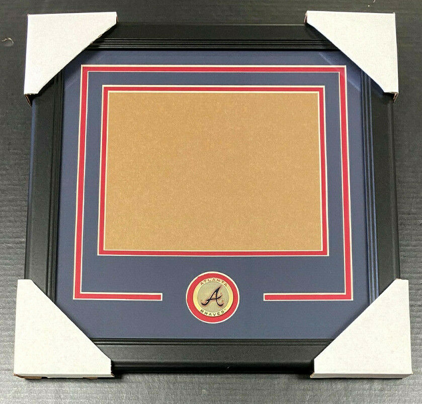 Atlanta Braves Medallion Frame Kit 8x10 Horizontal Photo