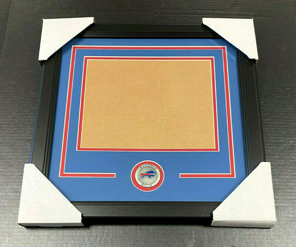 Buffalo Bills Medallion Frame Kit 8x10 Horizontal Photo Double Mat