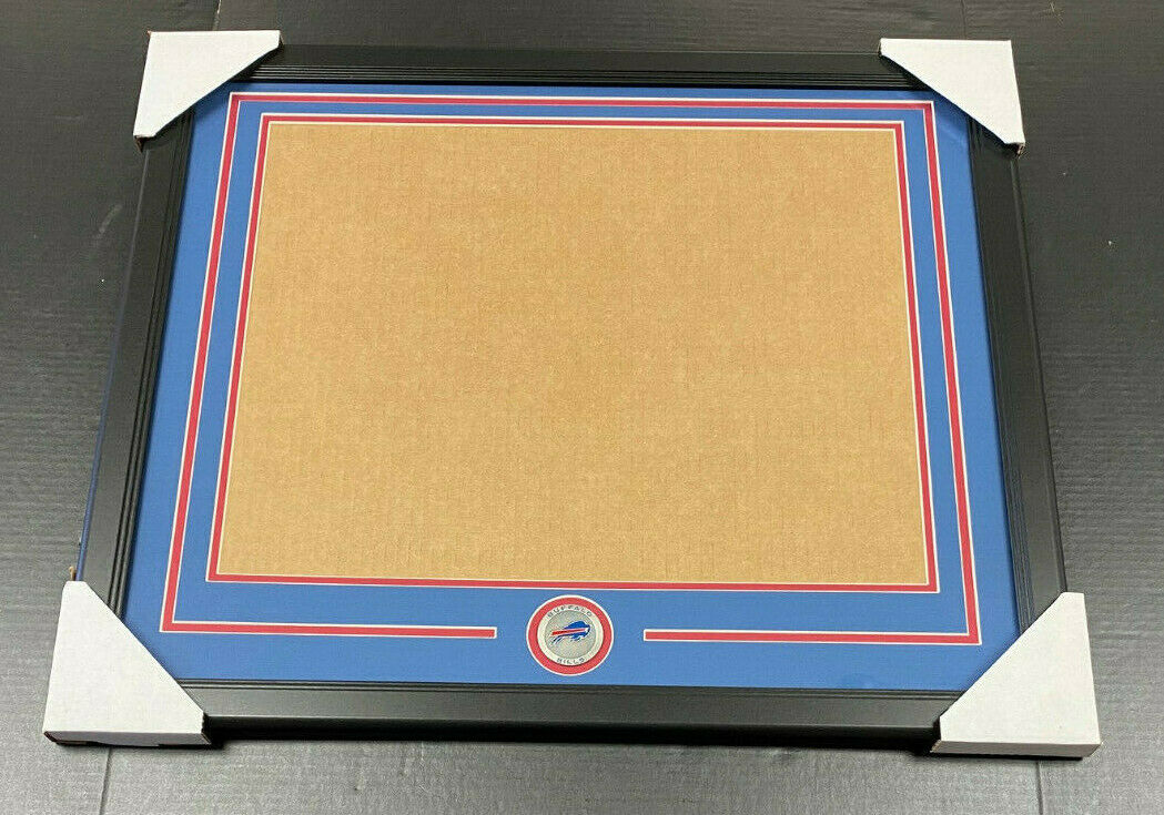 Buffalo Bills Medallion Frame Kit 16x20 Horizontal Photo Double Mat