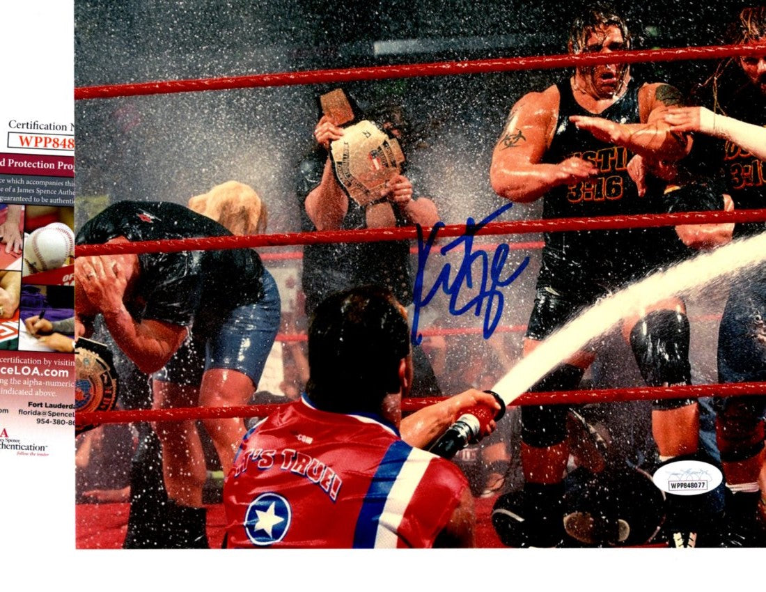 Kurt Angle Got Milk WWE WWF 8x10 Autographed Photo