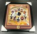 Washington Redskins Autographed Framed 16x20 Theismann Rypien Jurgensen JSA