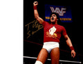 Tito Santana WWE WWF Autographed 8x10 Photo Hall of Fame