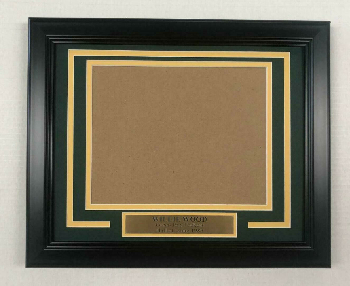 Willie Wood HOF Green Bay Packers Frame Kit for 8x10 Horizontal Photo