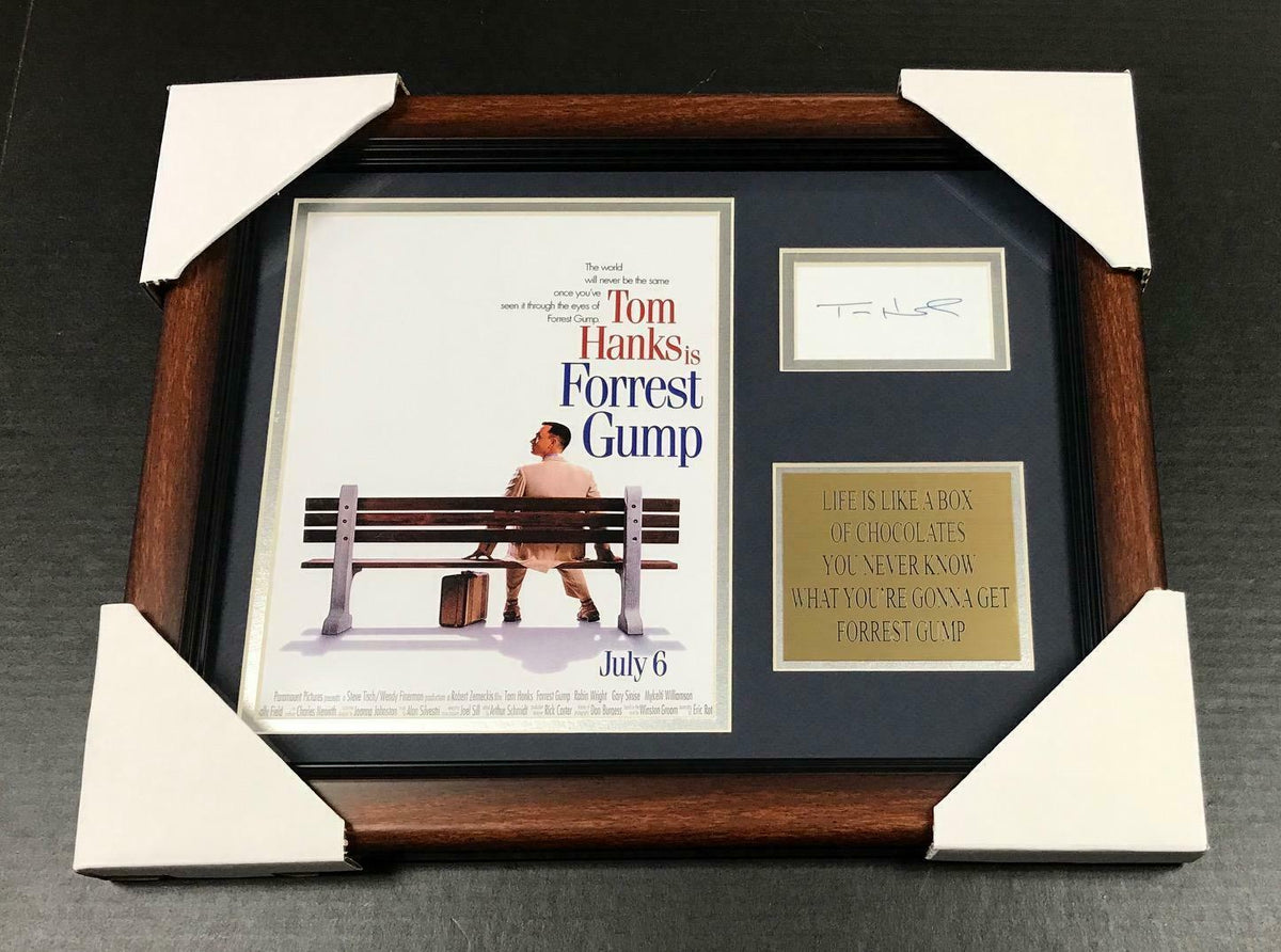 Tom Hanks Forrest Gump Facsimile Autographed Reprint Framed 8x10 Photo