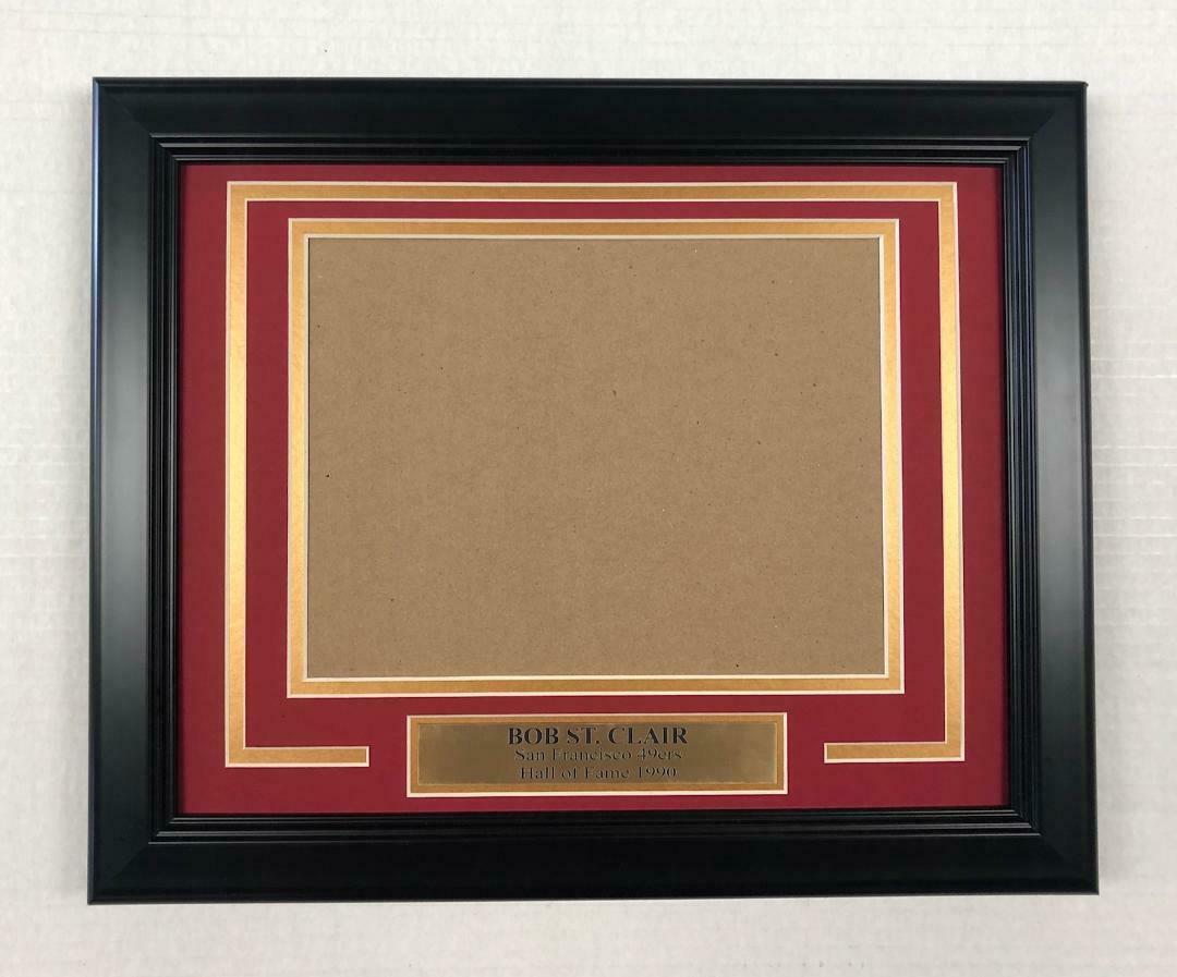 Bob St. Clair San Francisco 49ers Horizontal 8x10 Photo Frame Kit