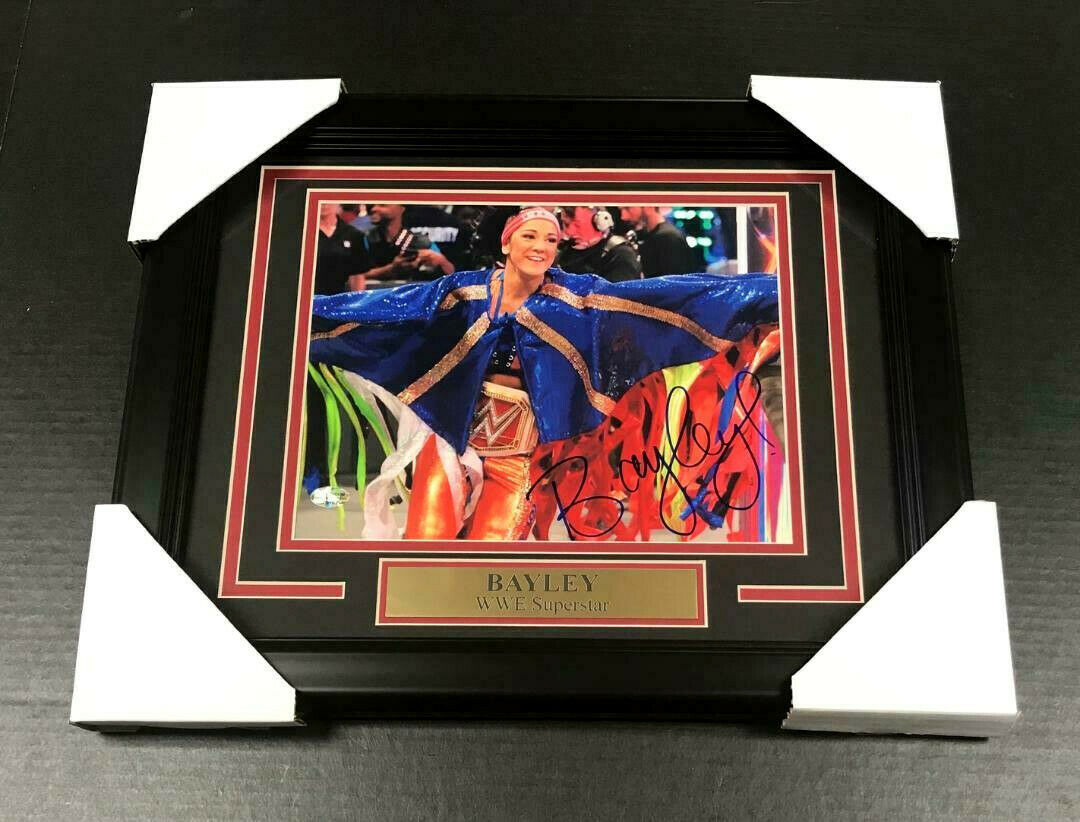 Bayley WWE WWF Autographed Signed Framed 8x10 Photo