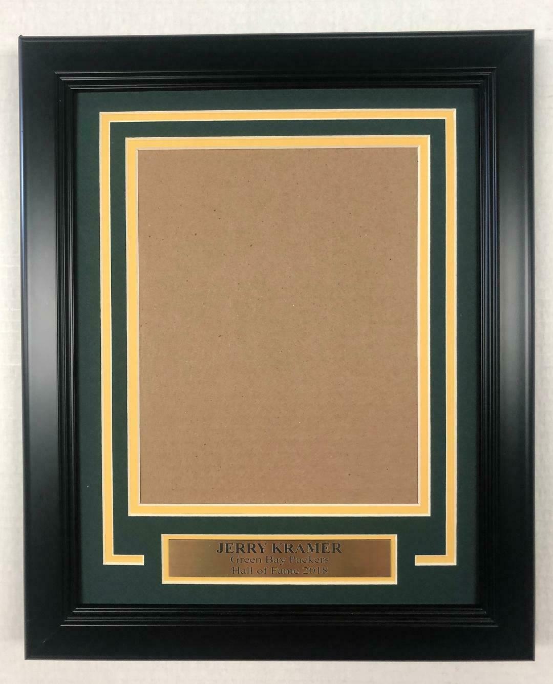 Jerry Kramer HOF Green Bay Packers Framed Photo Kit for 8x10 Vertical Photo