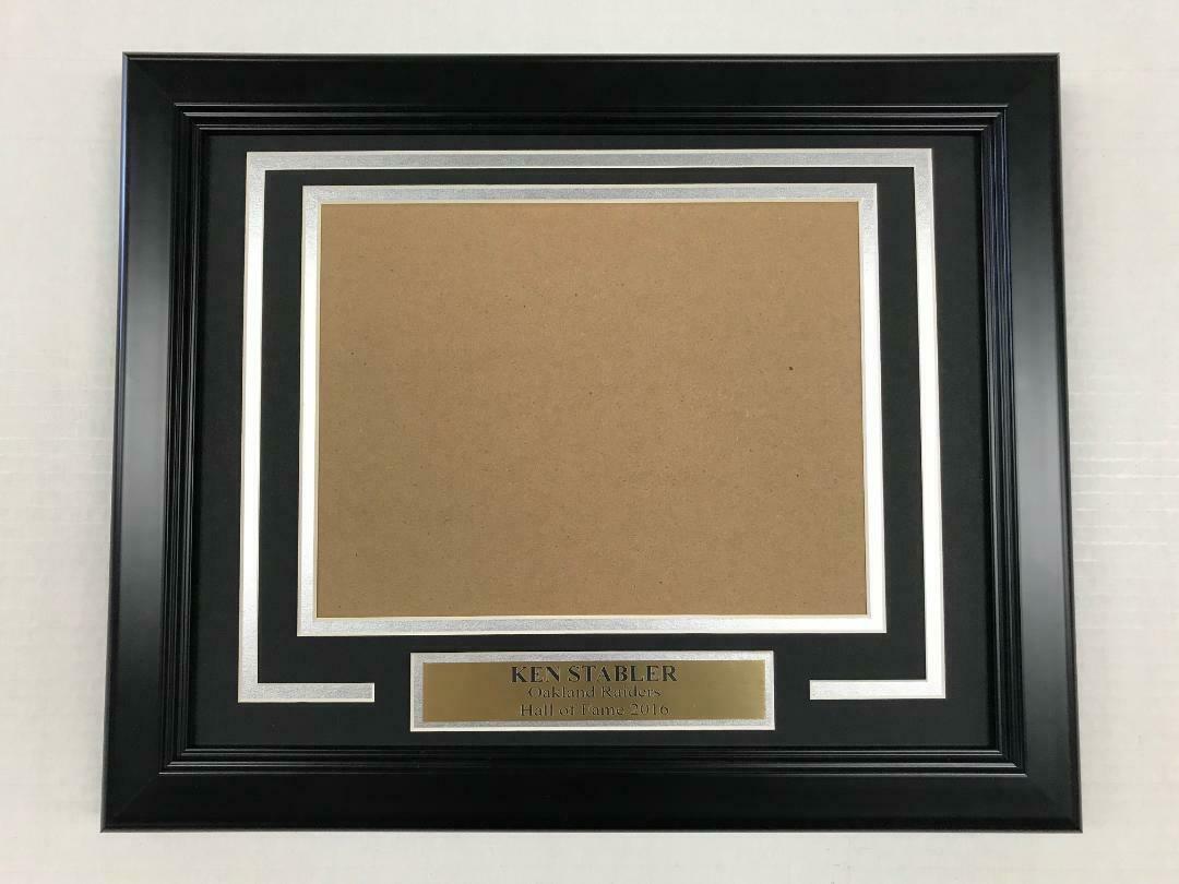 Ken Stabler Oakland Raiders Horizontal 8x10 Photo Frame Kit