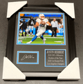 Justin Herbert Chargers Laser Facsimile Autographed Plate Framed 8x10 Photo