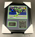 Russell Wilson Seahawks Laser Engraved Autograph Reprint Framed 8x10 Photo