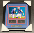 Josh Allen Stefon Diggs Autographed Facsimile Framed 8x10 Photo