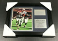 Michael Irvin Dallas Cowboys Laser Engraved Autographed Plate Framed 8x10 Photo