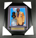 Ray Lewis Hall of Fame Induction Gold Jacket Baltimore Ravens Framed 8x10 Photo