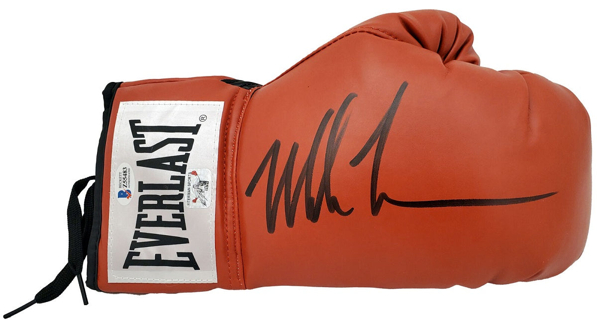 Mike Tyson Autographed Red Everlast Boxing Glove (Right Hand)
