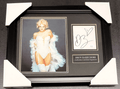 Drew Barrymore Batman Book Cut Autographed Framed with 8x10 Photo JSA COA