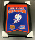 New York Mets World Series Champions Framed Wool Banner Winning Streak