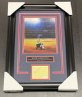 Hank Aaron Hits 715 Autographed Cut Signature Framed with 8x10 Photo