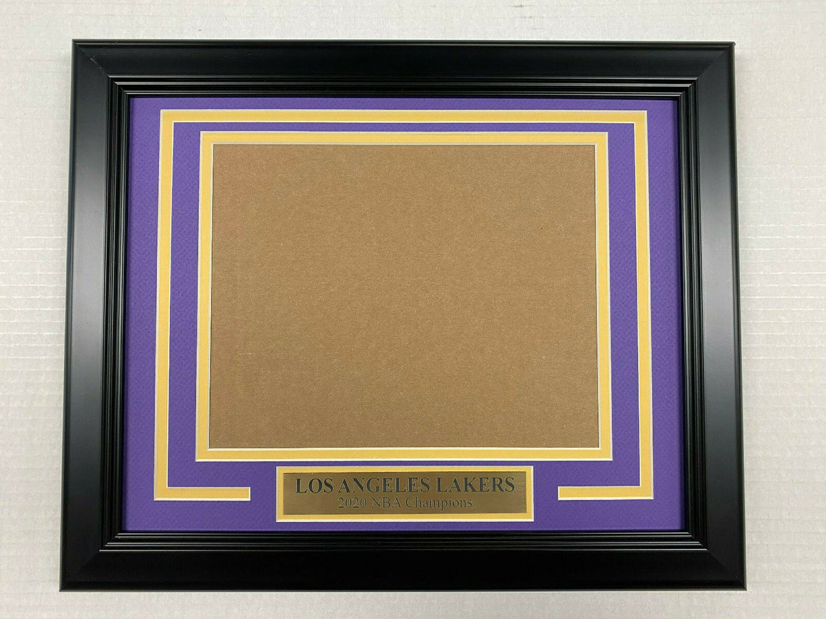 2020 NBA Champions Los Angeles Lakers Framed Kit 8x10 Horizontal Photo
