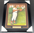 Brooks Robinson Autographed Photo Norman Rockwell Framed Orioles JSA COA