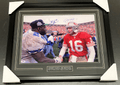 Emmitt Smith Joe Montana Dual Signed Autographed 16x20 Photo PSA COA