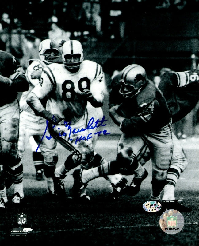 Gino Marchetti Autographed Baltimore Colts 8x10 Photo