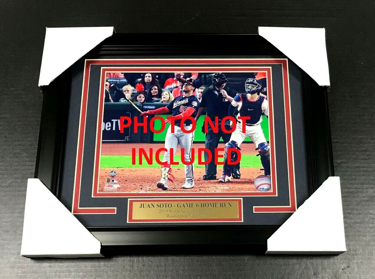 Frame Kit for Juan Soto Game 6 HR Washington Nationals World Series 8x10 Photo