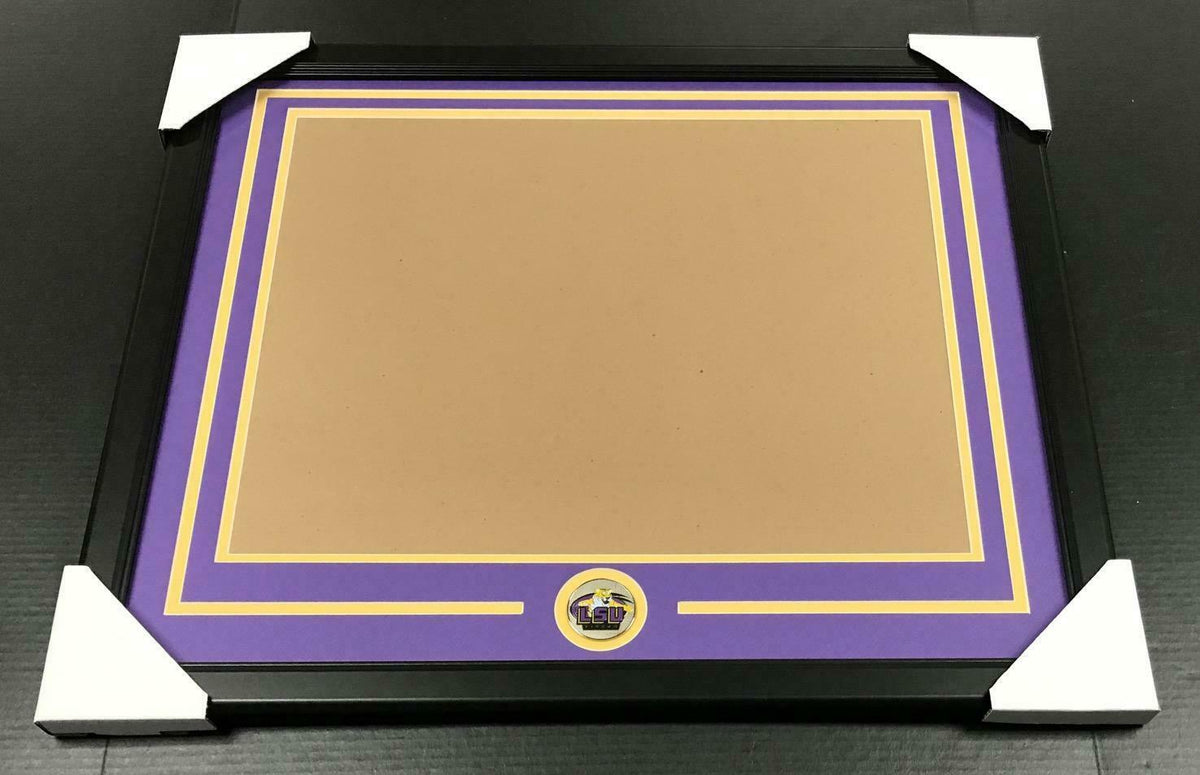 LSU Tigers 2019 National Champions 16x20 Horizontal Medallion Frame Kit