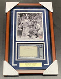 Joe DiMaggio Signed Autographed Cut Signature Framed 8x10 Photo Beckett COA