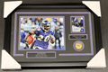 Ed Reed Baltimore Ravens Autographed Card with 8x10 Photo Framed