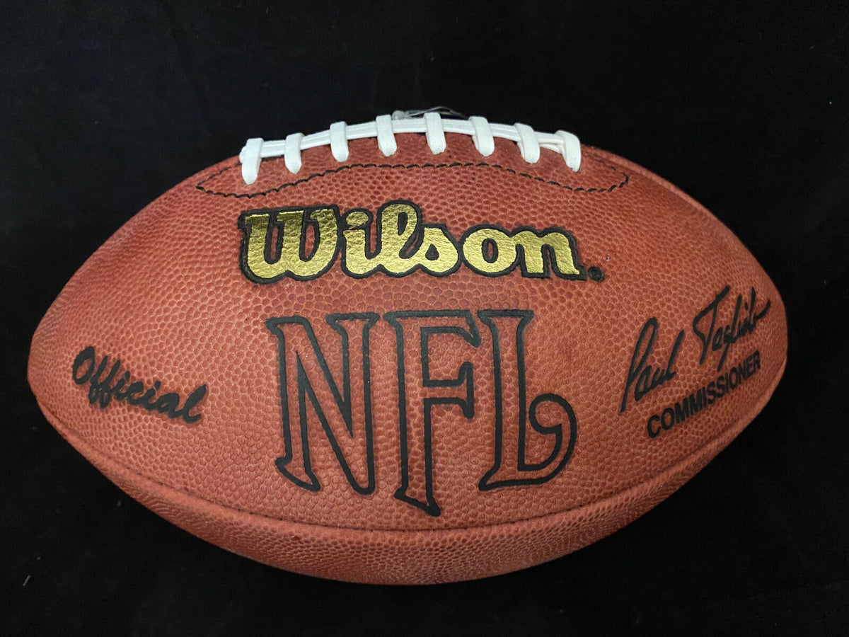 Ray Lewis Autographed Baltimore Ravens Duke NFL Football SB Xxxv