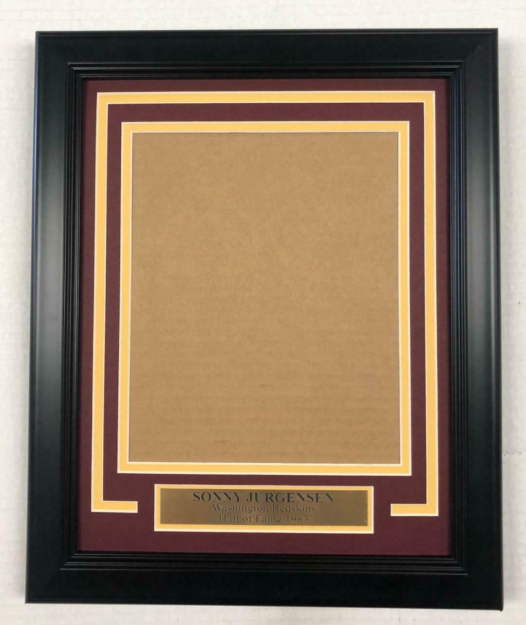 Sonny Jurgensen Washington Redskins Framed Photo Kit 8x10 Vertical