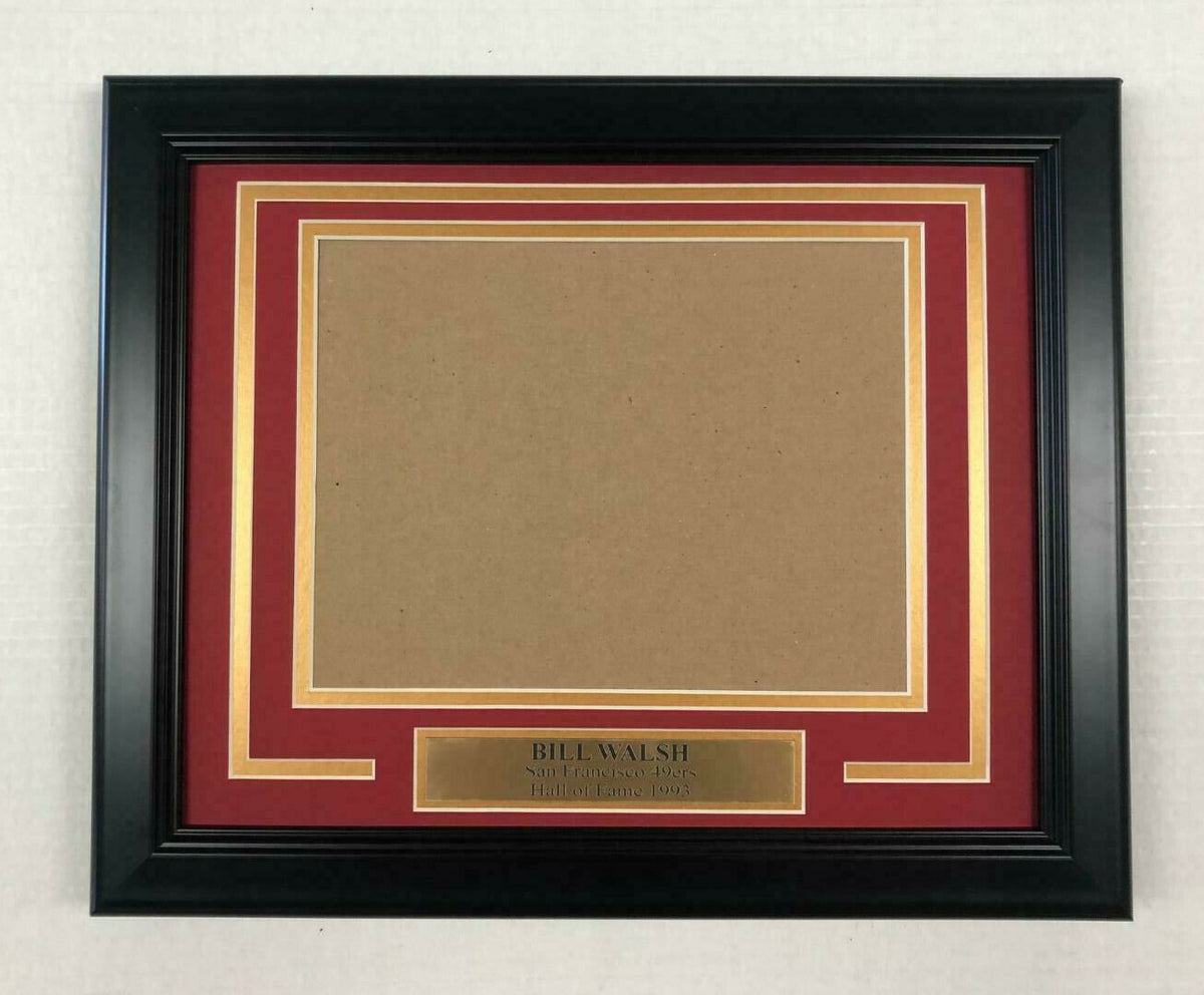Bill Walsh San Francisco 49ers Framed Kit for 8x10 Horizontal Photo