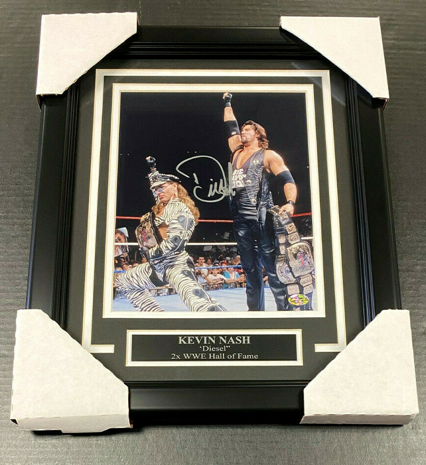 Kevin Nash Diesel Autographed 8x10 Photo Framed Authentic
