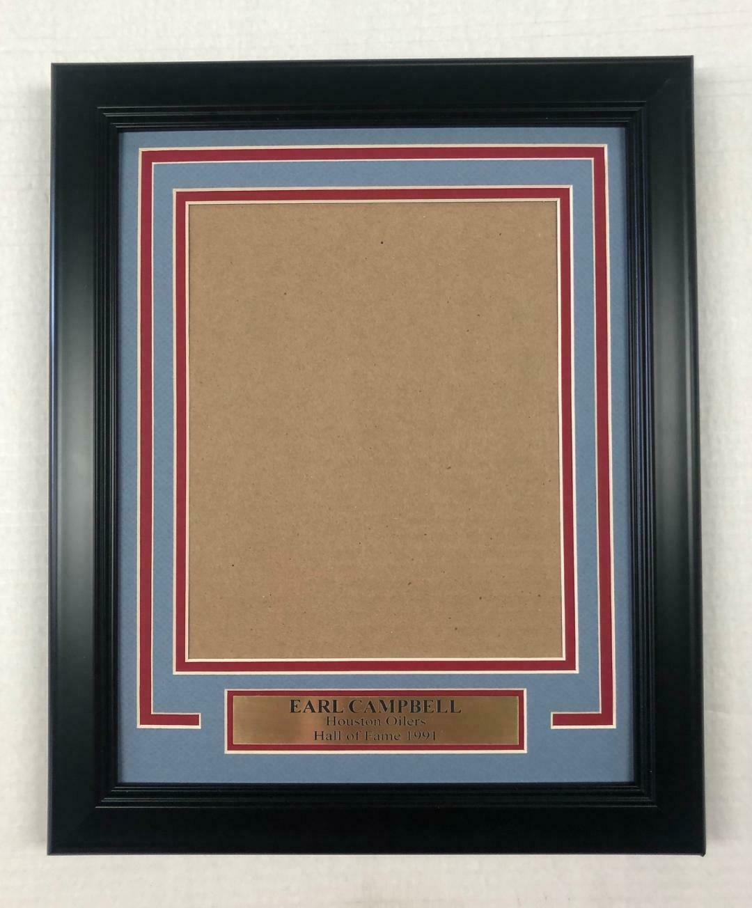 Earl Campbell Houston Oilers Vertical 8x10 Photo Frame Kit