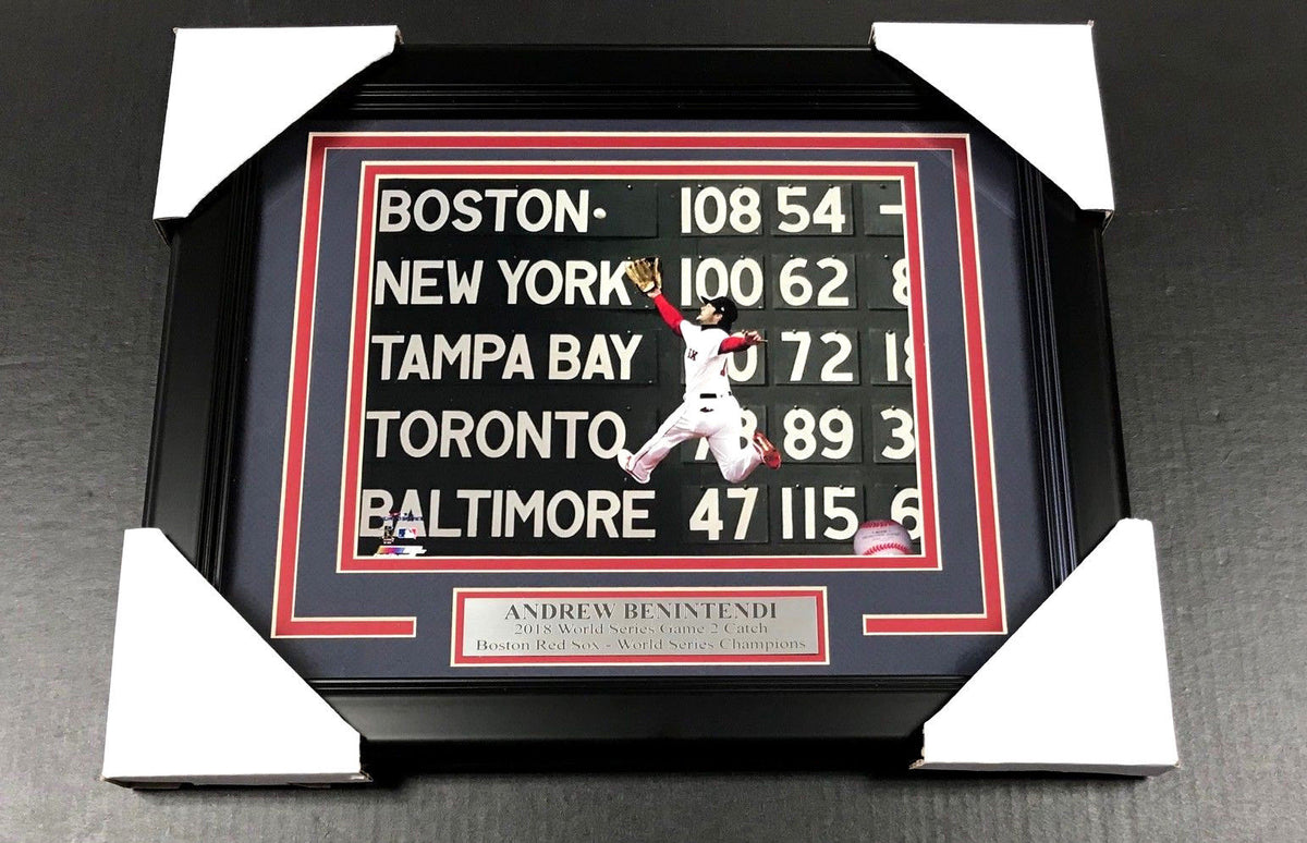 Andrew Benintendi 2018 World Series Game 2 Catch Boston Red Sox