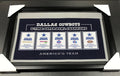 Dallas Cowboys 5x Super Bowl Champions Framed Wool Banner by Winning Streak