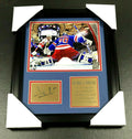 Henrik Lundqvist Rangers Laser Engraved Autograph Plate Framed 8x10 Photo
