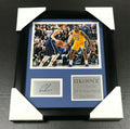 Luka Doncic Laser Engraved 8x10 Photo vs LeBron James Framed