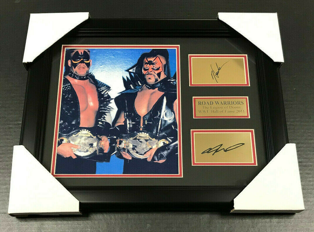 Road Warriors LOD Animal Hawk Autographed Facsimile Reprint Framed 8x10 Photo