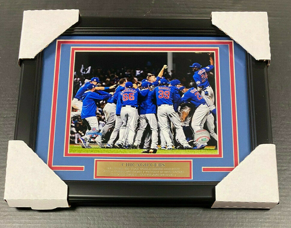 Chicago Cubs 2016 World Series Champions Team 8x10 Framed Photo Celebration