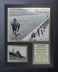 Secretariat Triple Crown Winner Ron Turcotte Belmont Framed 8x10 Photo