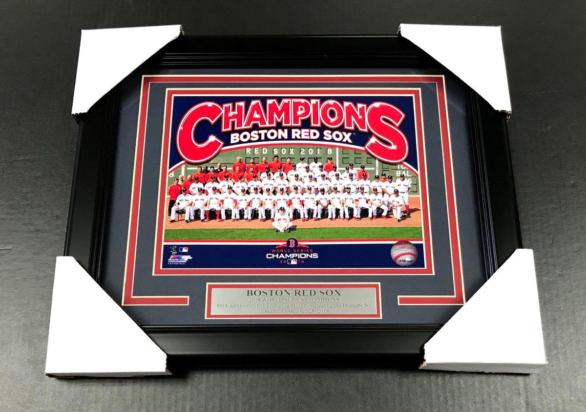 Boston Red Sox 2018 World Series Champions Team 8x10 Framed Photo #4