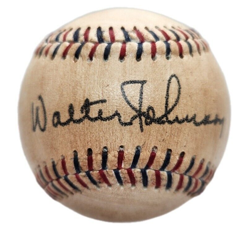 Walter Johnson Reproduction Souvenir Baseball