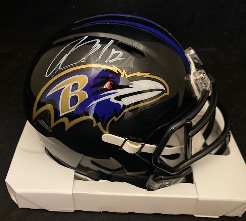 Jacoby Jones Baltimore Ravens Mini Helmet
