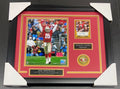 Joe Montana San Francisco 49ers Autographed Card with Framed 8x10 Photo