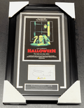 Halloween Jamie Lee Curtis Autographed Cut Framed with 8x10 Photo