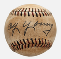 Cy Young Autographed 1910s Replica Baseball
